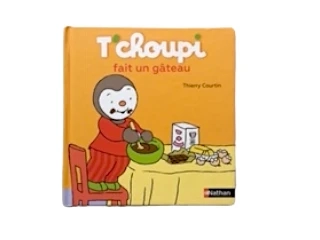 Livre "T'choupi fait un gâteau" d'occasion - Dès 2 ans | Jeu Change - La Fabrik du Petit Zèbre