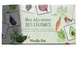 Loto Mémo des légumes - Moulin Roty - Dès 3 ans | Jeu Change - La Fabrik du Petit Zèbre