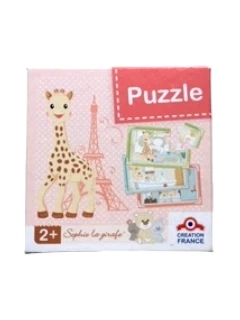 3 puzzles Sophie La Girafe d'occasion - Dès 2 ans | Jeu Change - La Fabrik du Petit Zèbre