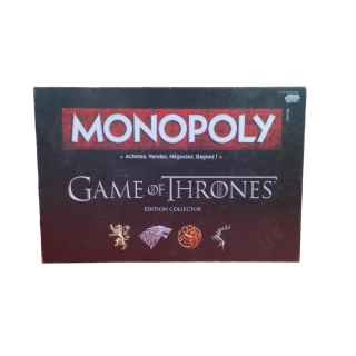 Monopoly Game Of Thrones Edition Collector  HASBRO - Dès 18 ans - Recyclerie embarcadère
