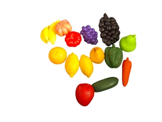 Lot de 15 fruits et légumes d'occasion - Dès 2 ans | Jeu Change - Jeu Change