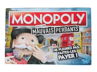 Monopoly Mauvais Perdants - HASBRO - Dès 8 ans - Jeu Change