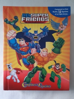 Livre "DC super friends" d'occasion  avec 12 figurines - Dès 6 ans - Recyclerie Drumettaz