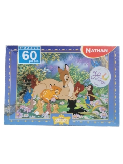 Puzzle 60 pcs Bambi d'occasion NATHAN - Dès 6 ans - Jeu Change - Jeu Change