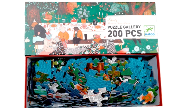 Puzzle gallery 200 pcs d'occasion - Djeco - Dès 6 ans | Jeu Change