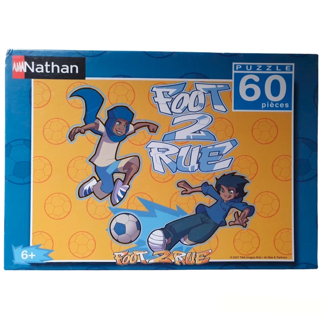 Puzzle - 60 pièces - Foot 2 rue - Nathan. - Label Emmaüs