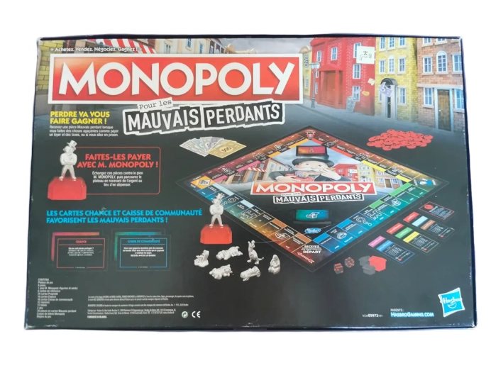 Monopoly Mauvais Perdants - HASBRO - Dès 8 ans